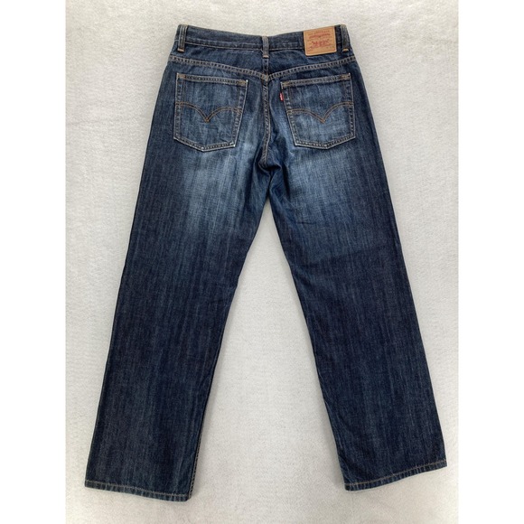 Vintage Levis 577 Jeans Womens 10 Blue Lower Rise Loose Fit Straight Leg Denim - Picture 12 of 13